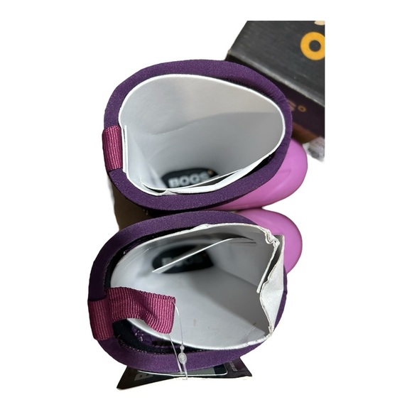 New Toddler BOGS Boots Size 8 52564 Classic High Handle Two Toned Purple rare - Picture 7 of 7